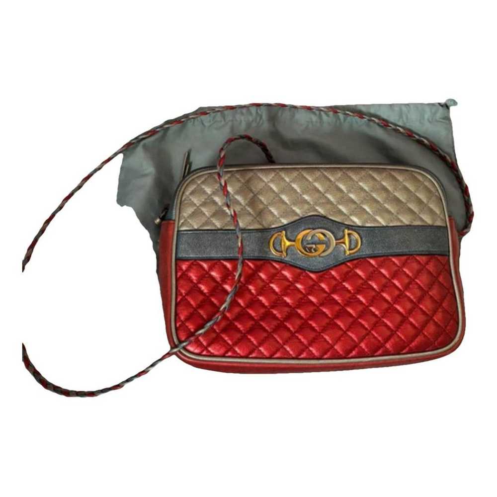 Gucci Laminated leather clutch bag - image 1