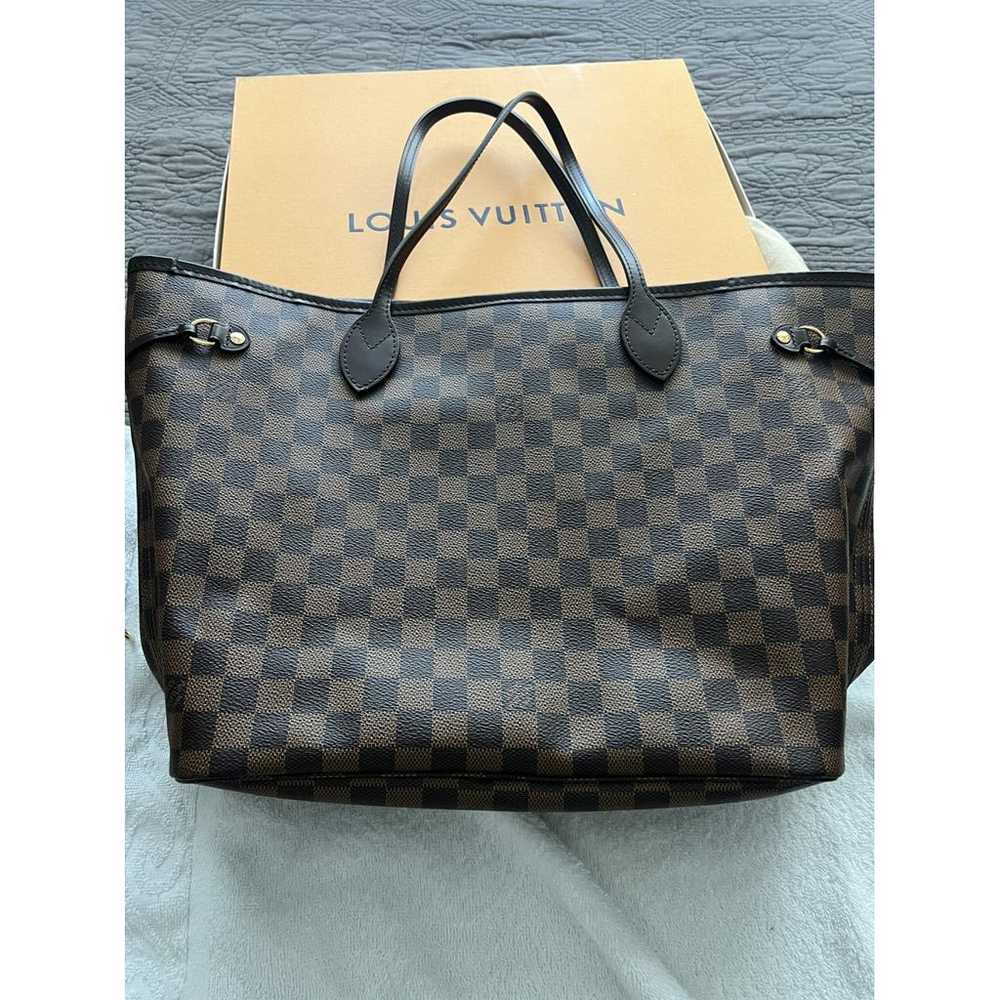 Louis Vuitton Neverfull leather tote - image 2