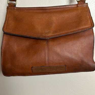 Vintage Fossil Leather Crossbody Bag