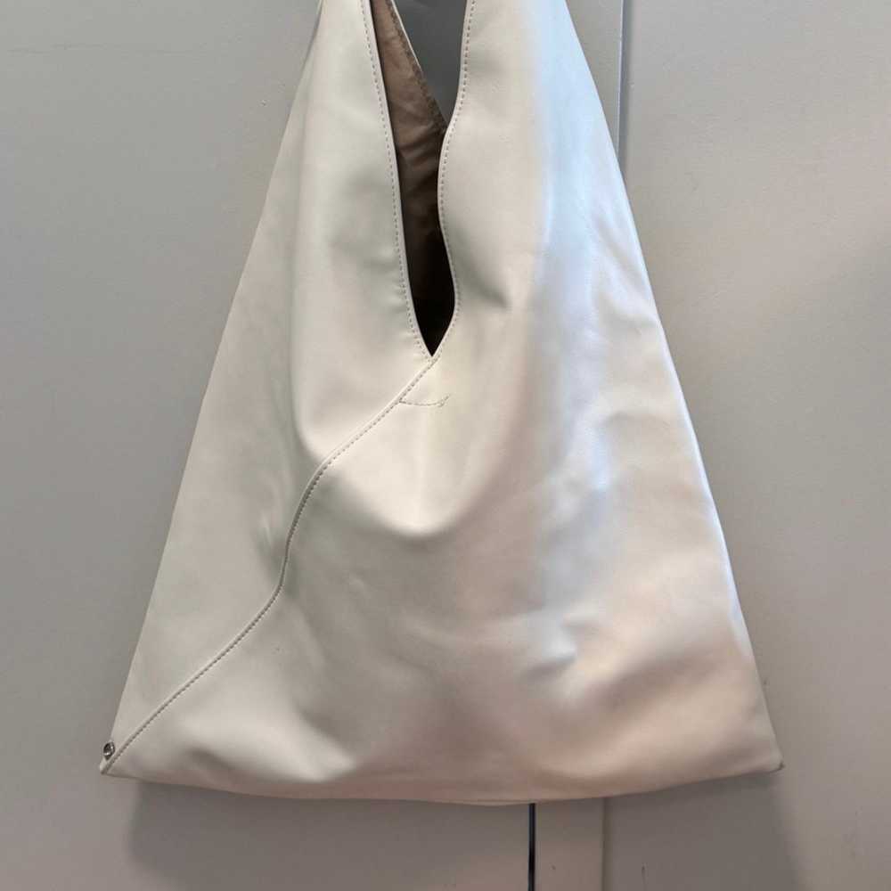 MM6 Maison Margiela white classic tote bag - image 1