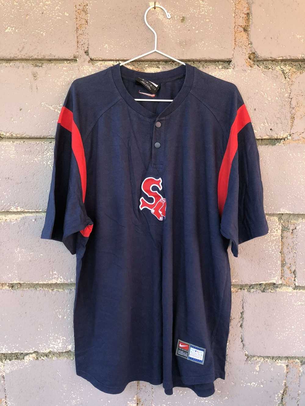 MLB × Nike × Vintage Rare NIKE BOSTON RED SOX Mlb… - image 1