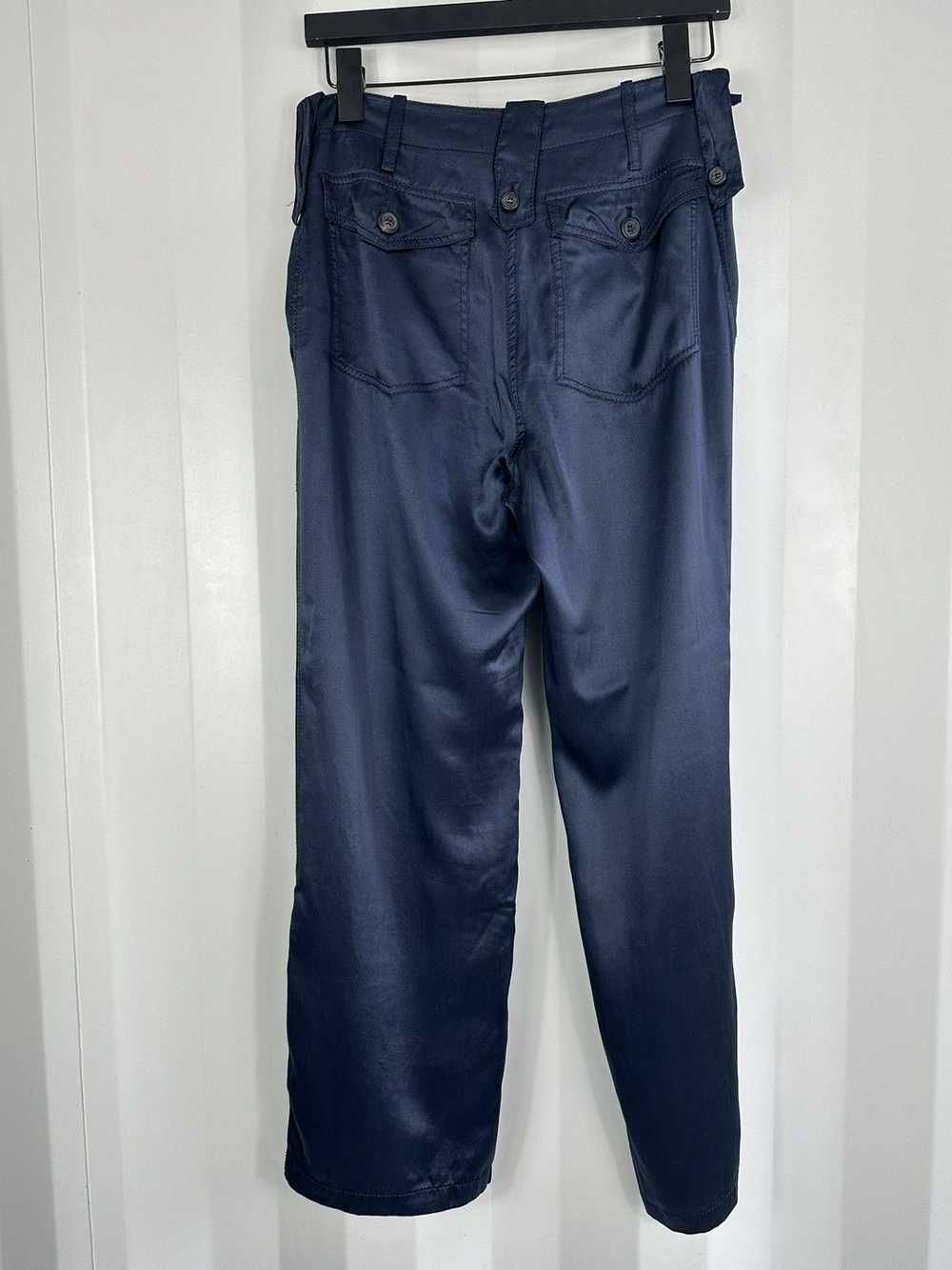 Prada Silk Ankle Zip Pants - image 3