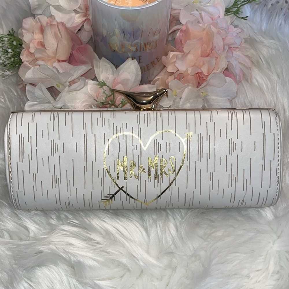 kate spade Wedding Belles “Mr & Mrs” Bridal Clutc… - image 3