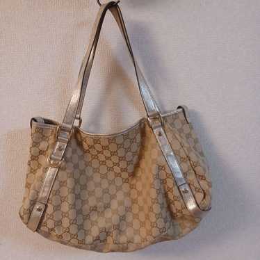 Gucci beige canvas bag - image 1