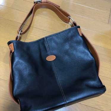 Leather Shoulder Bag Black Tod's - image 1