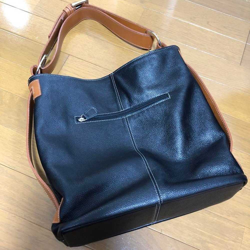 Leather Shoulder Bag Black Tod's - image 2