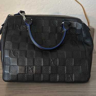 Purification Garcia Black Bag with Blue Strap