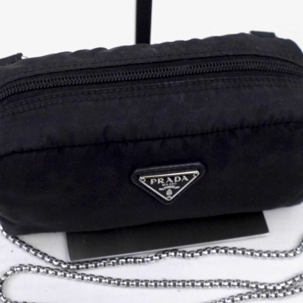 ◆ PRADA VELA Nylon x Leather Chain Shoulder Bag B… - image 6