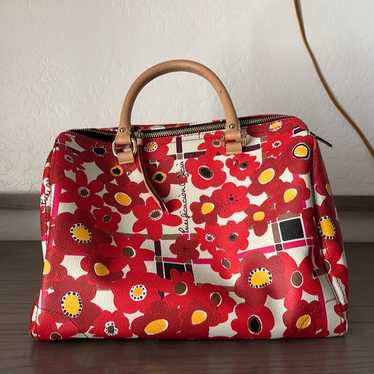 Purification Garcia Red Flowered Bag