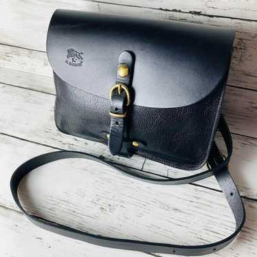 【Beautiful item, rare】IL BISONTE Shoulder Bag Blac