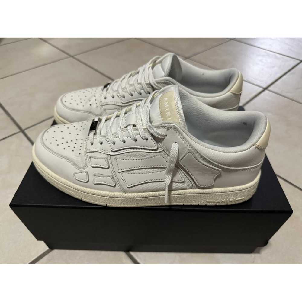 Amiri Leather low trainers - image 2