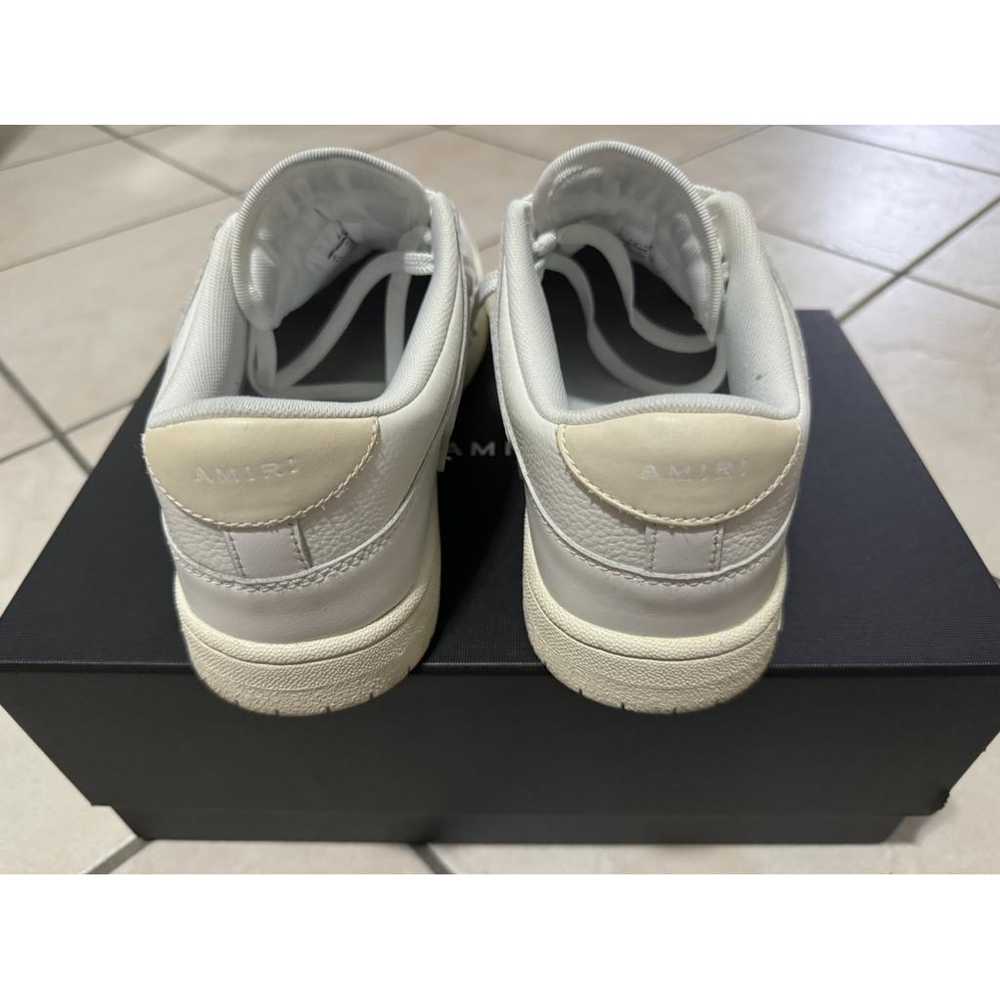 Amiri Leather low trainers - image 3