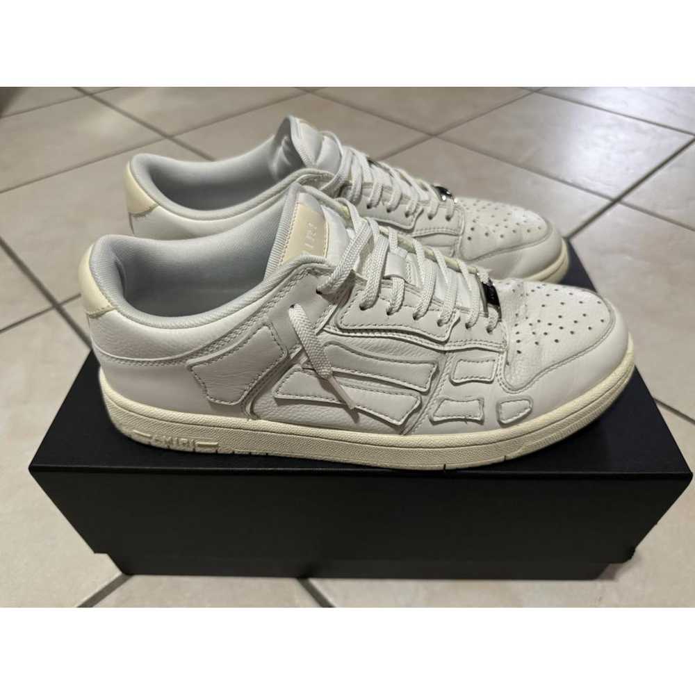 Amiri Leather low trainers - image 4