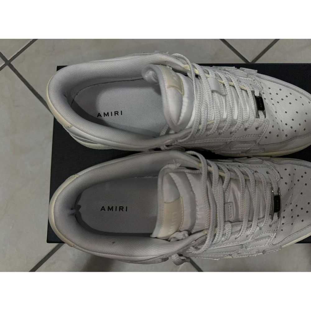 Amiri Leather low trainers - image 5