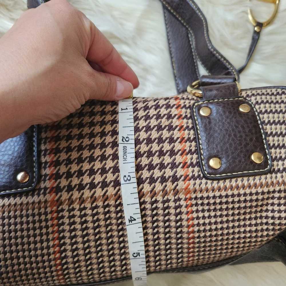 Vintage shaps shoulder bag leather and canvas - image 10