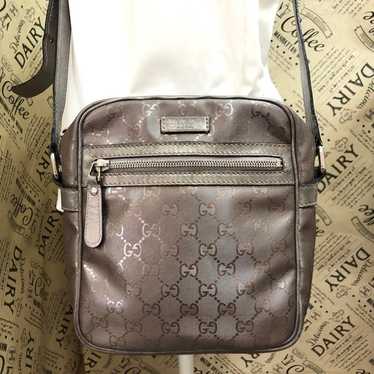 Gucci Shoulder Bag Pochette GG Imprime FL68