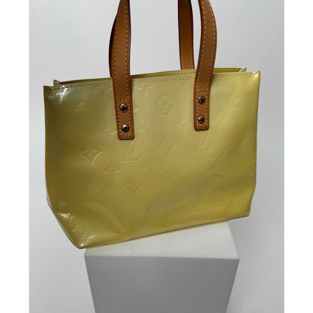 Louis Vuitton LV Yellow Vernis Reade PM Tote Bag - image 3