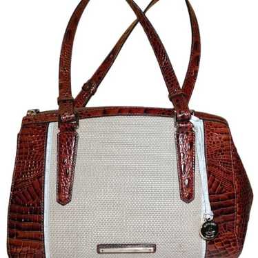 Brahmin Alice Duxbury Croc Embossed Shoulder Bag - image 1