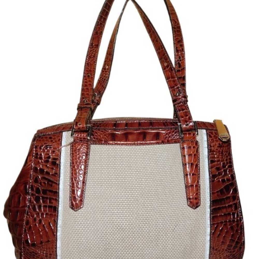 Brahmin Alice Duxbury Croc Embossed Shoulder Bag - image 2