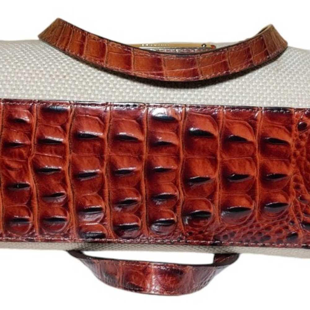 Brahmin Alice Duxbury Croc Embossed Shoulder Bag - image 6