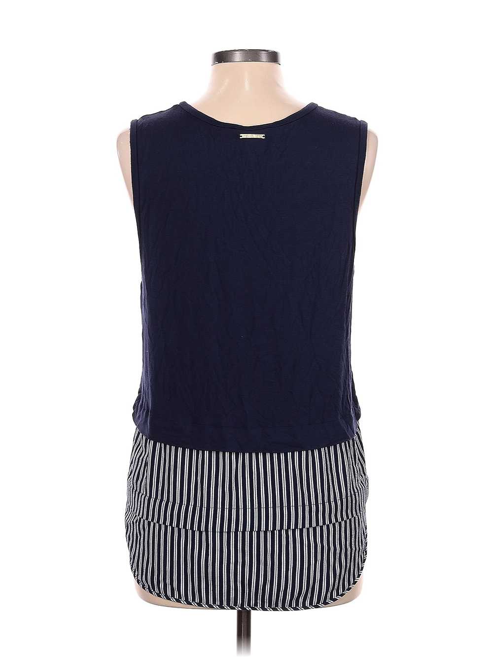 MICHAEL Michael Kors Women Blue Sleeveless Top L - image 2