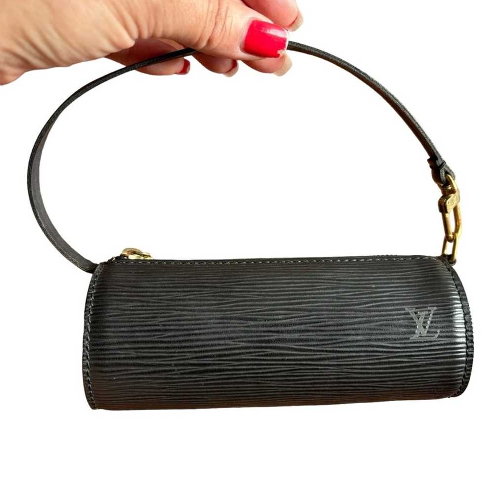 Louis Vuitton Black Epi Papillon Mini Pouch - image 1