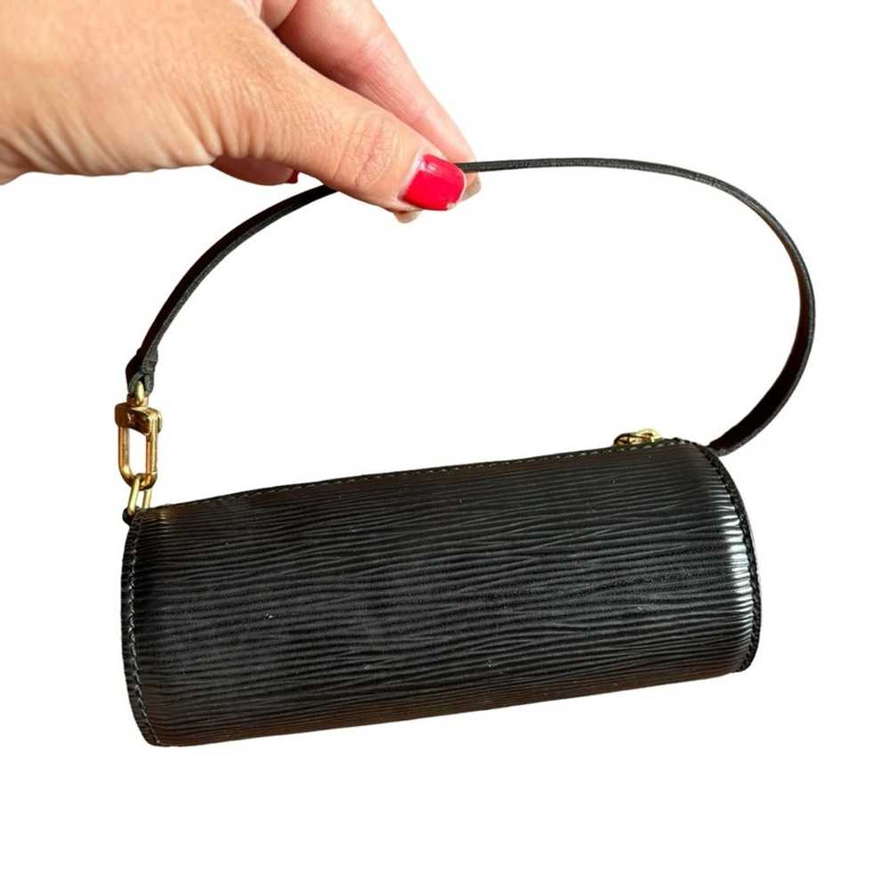 Louis Vuitton Black Epi Papillon Mini Pouch - image 2