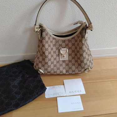 Gucci Ladies Shoulder Bag One-shoulder Canvas wit… - image 1