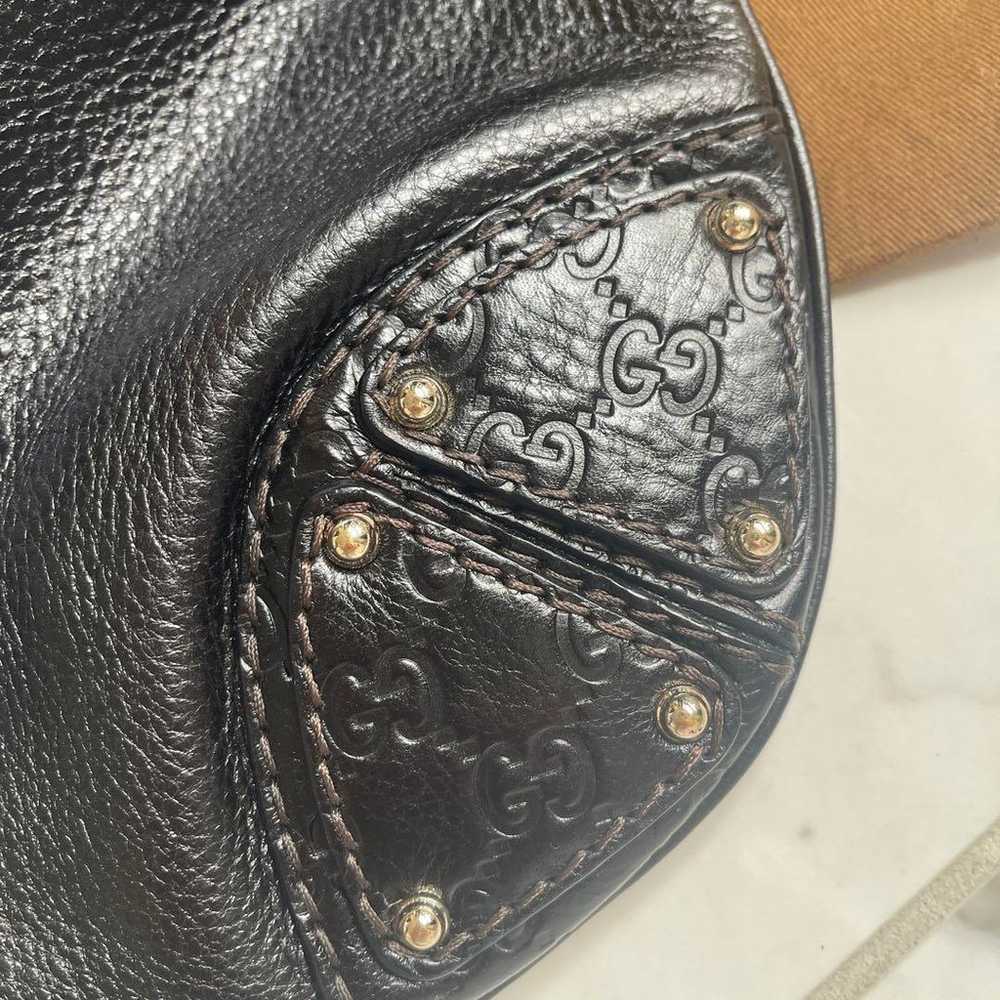 GUCCI Black Leather Bag with Storage Bag Included. - image 3