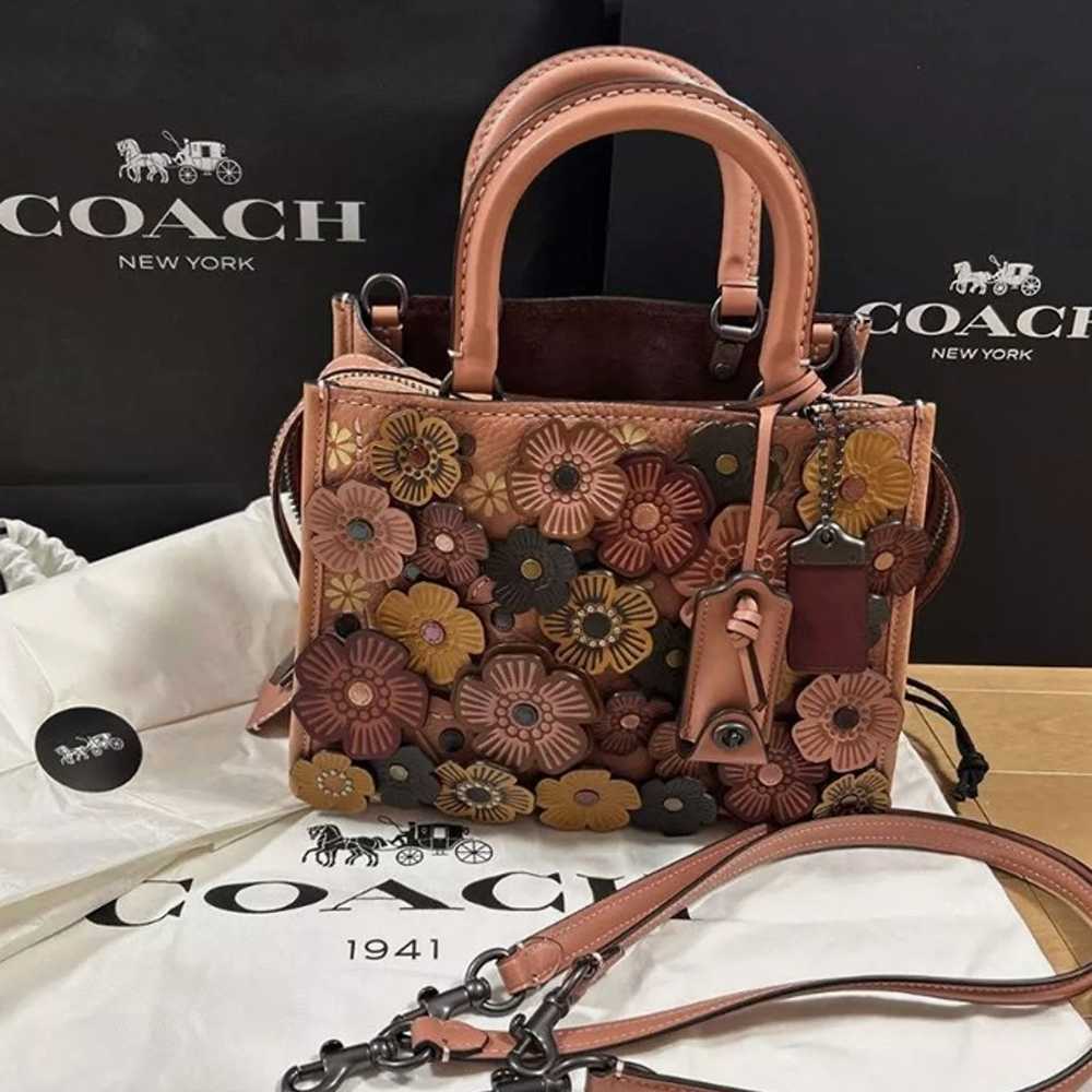 Coach Rogue 25 With Tea Rose Box - image 2