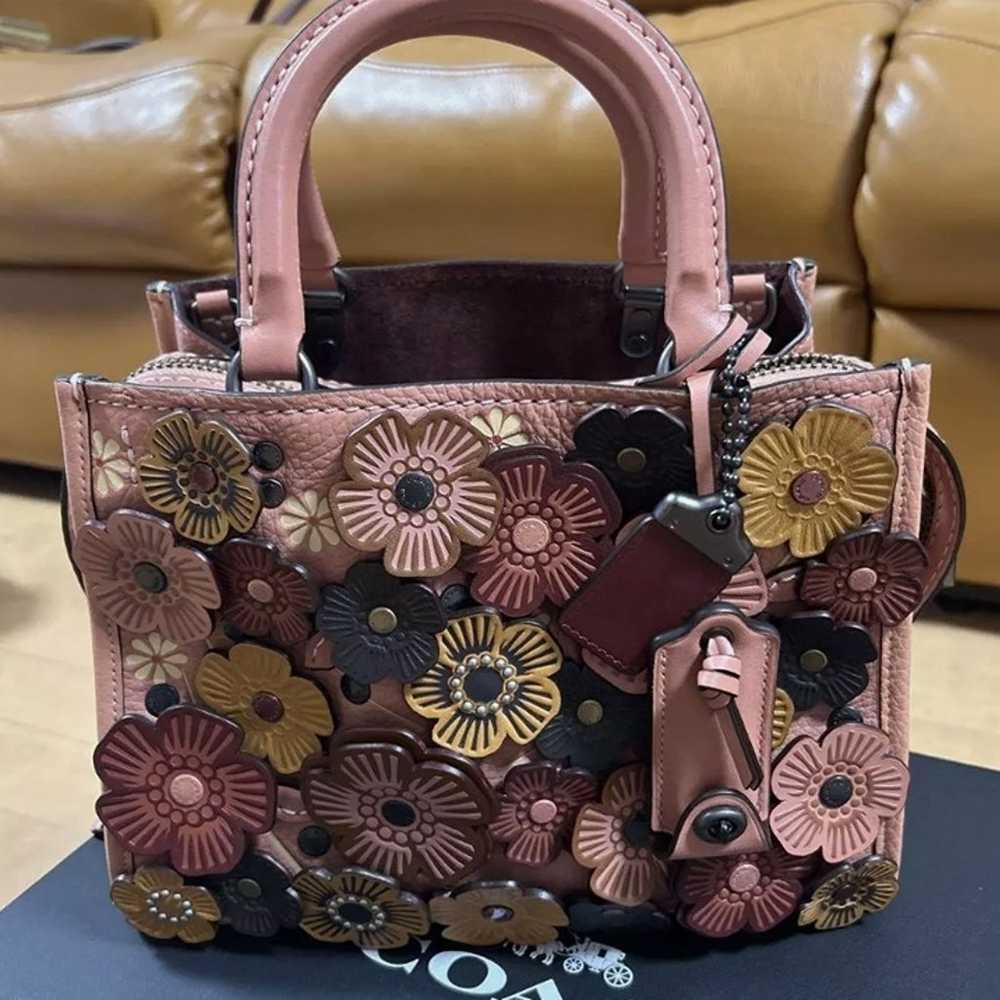 Coach Rogue 25 With Tea Rose Box - image 3