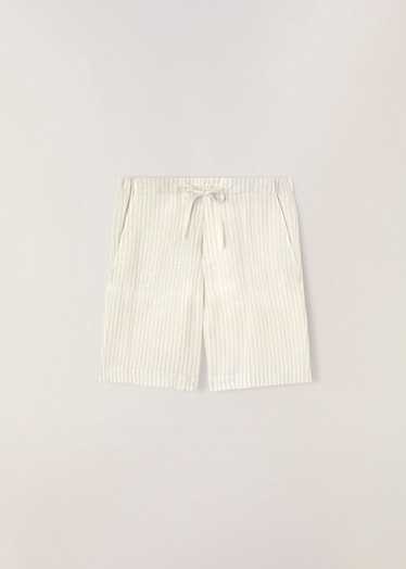 Loro Piana o1srvl11e1024 Flat Bermuda Shorts in W… - image 1