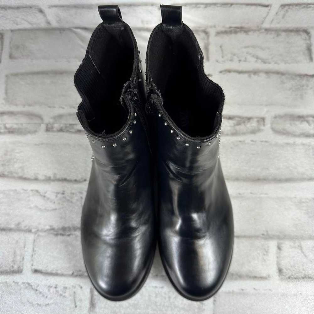 【ZARA kids】Studded Black Side Gore Boots 24cm - image 4