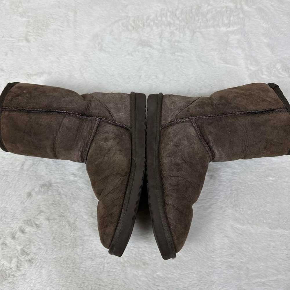 UGG Australia Sheepskin Boots Brown W8 - image 7