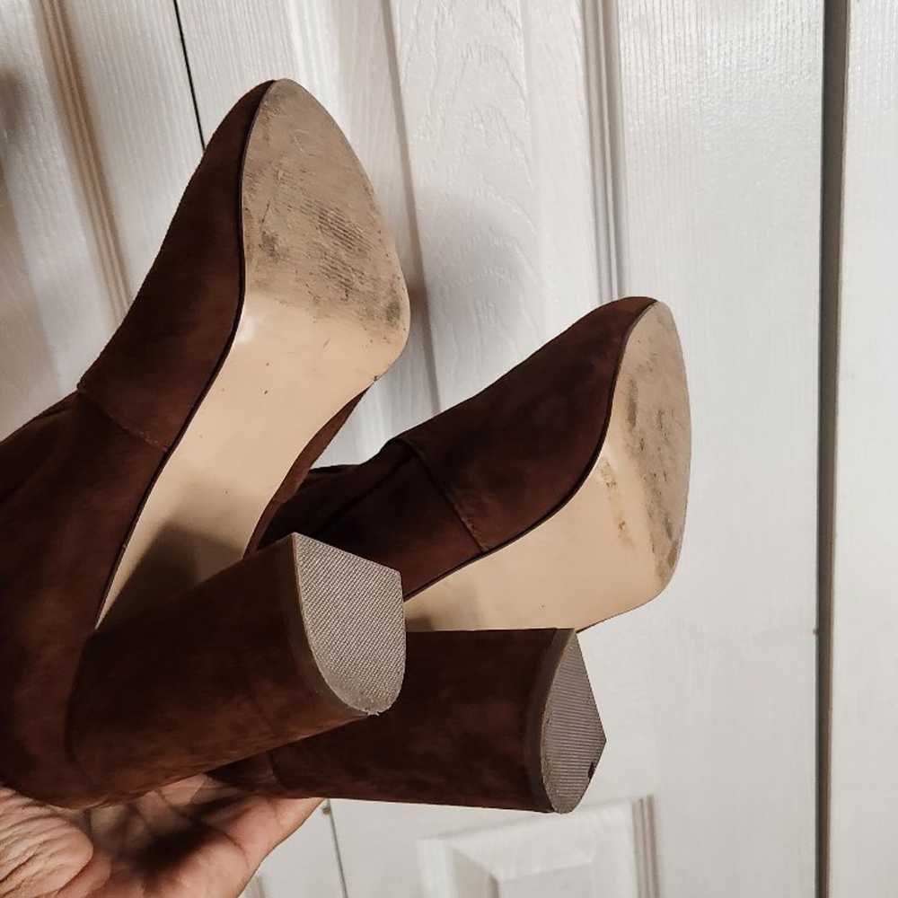 Steve madden camel beige heel boots size 8 - image 7