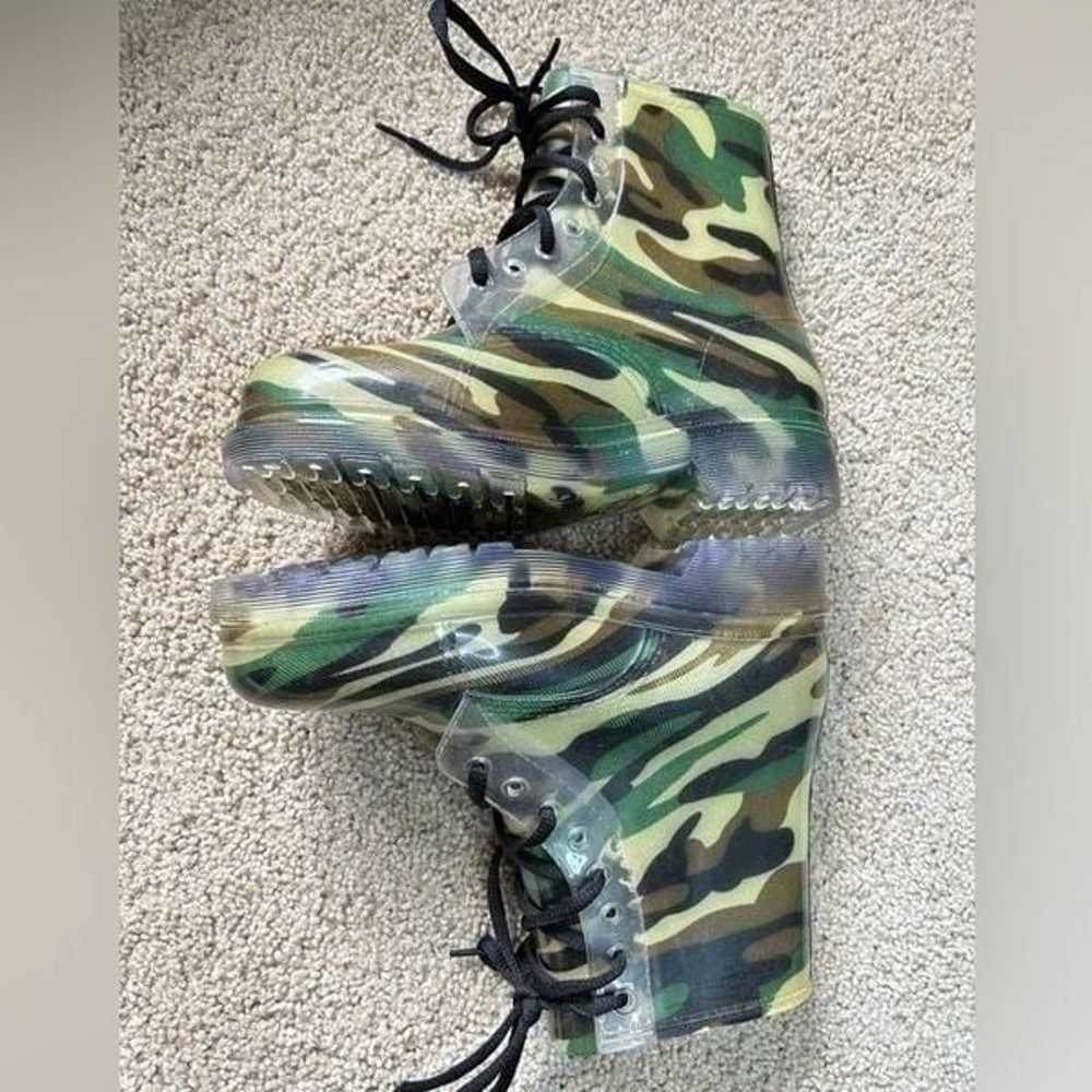 Via Veneto Camo Lined Clear Waterproof Rain Lace … - image 12