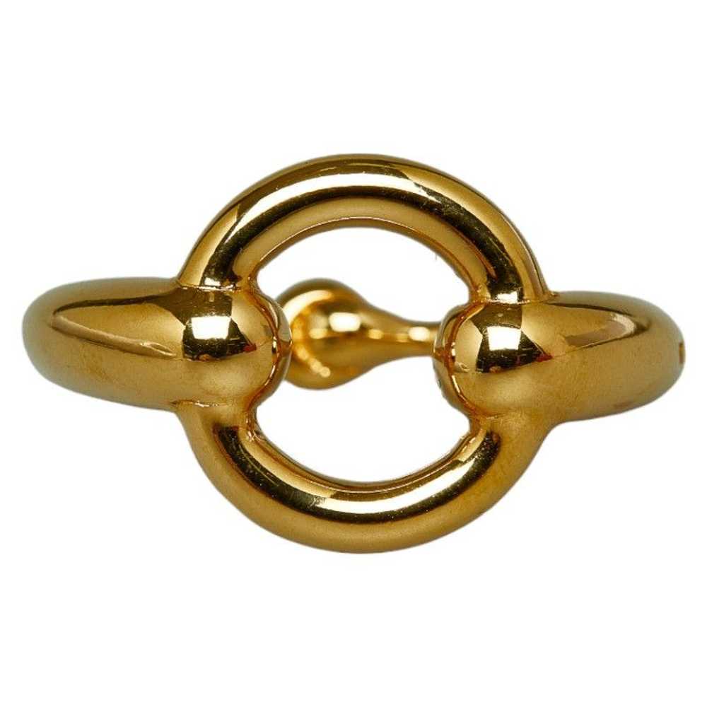 Hermes Hermes Hermes Gold Plated Scarf Ring Metal… - image 2