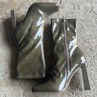 Aldo fashion olive green boots