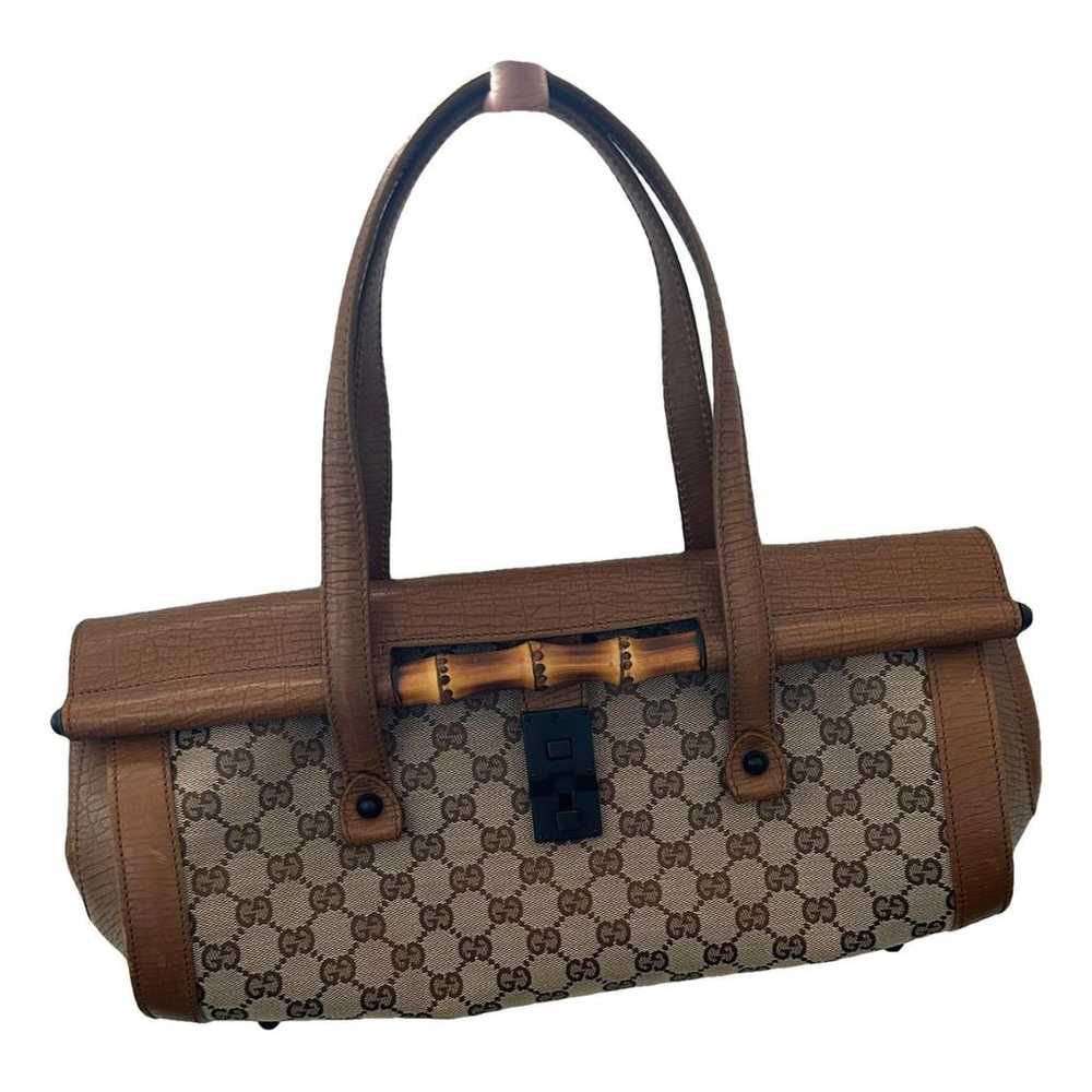 Gucci Bamboo Bullet cloth handbag - image 1