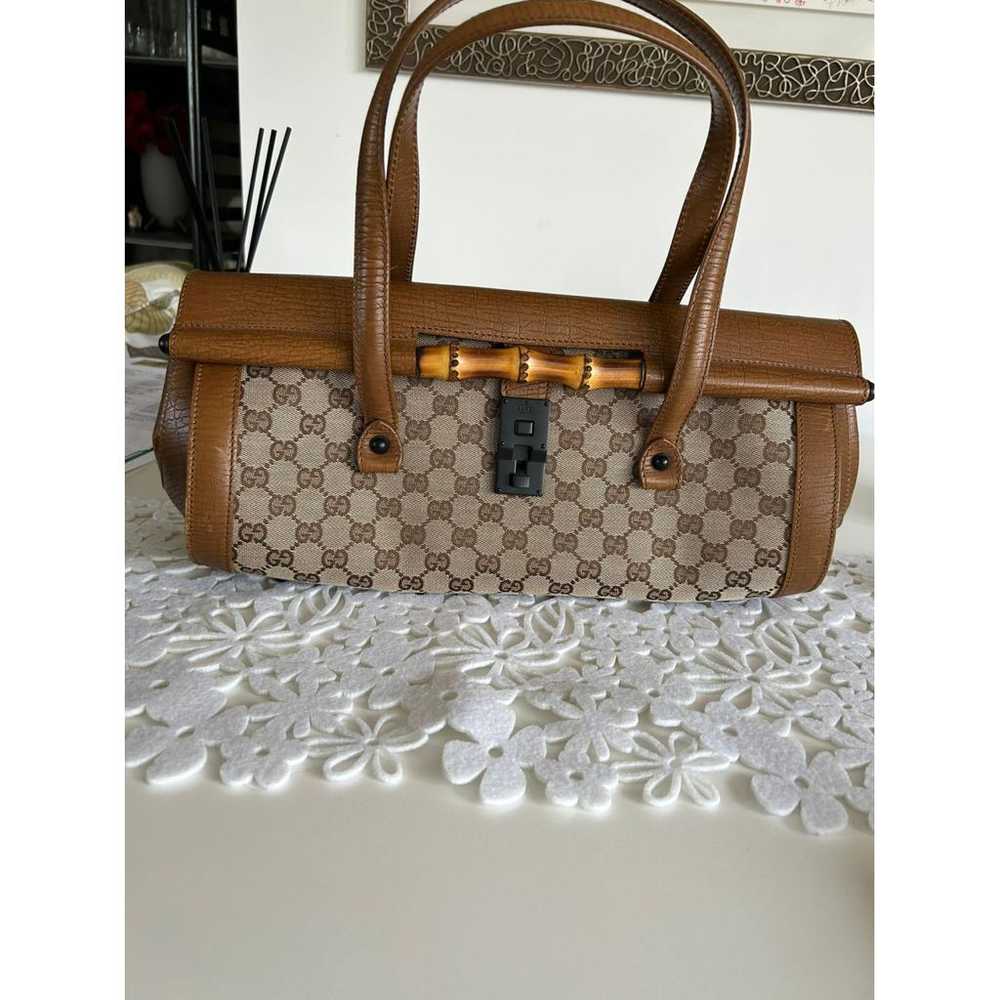 Gucci Bamboo Bullet cloth handbag - image 2