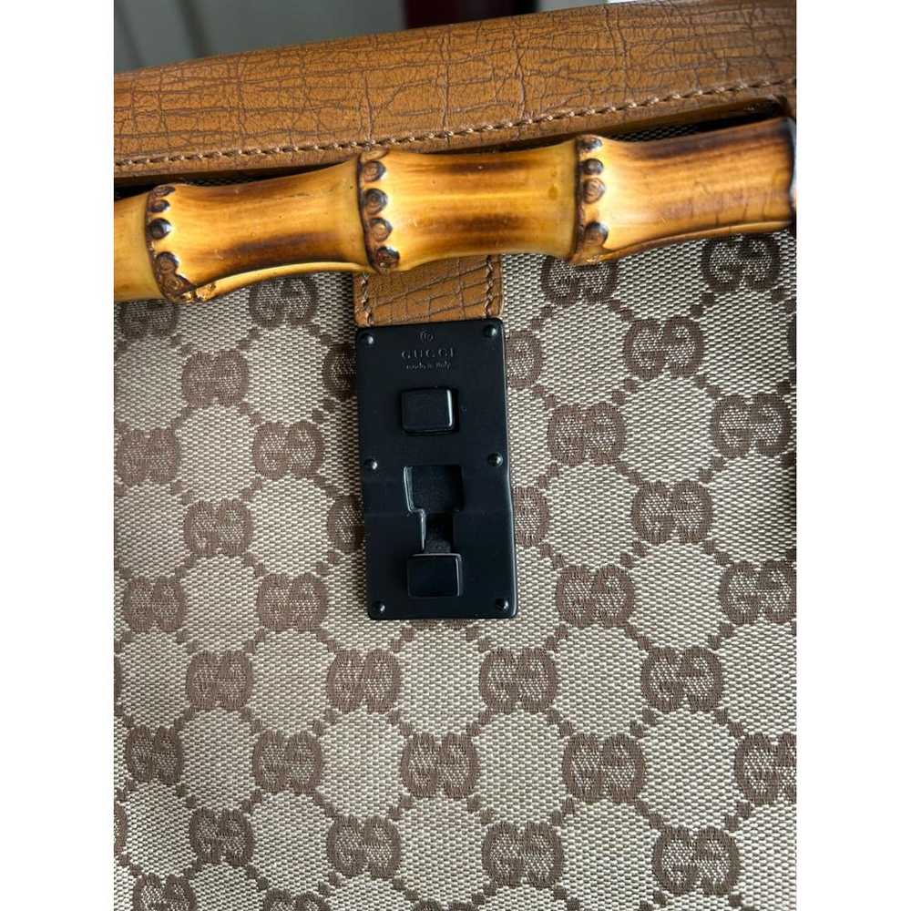 Gucci Bamboo Bullet cloth handbag - image 4