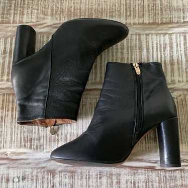 Topshop Black Leather Boots