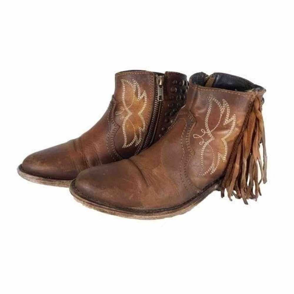 Liberty Black Women's US6,5M Brown Distressed Lea… - image 1