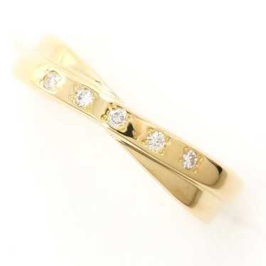 Other Other K18 Yellow Gold Diamond Ring Metal Ri… - image 1