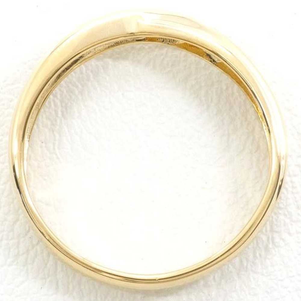 Other Other K18 Yellow Gold Diamond Ring Metal Ri… - image 2