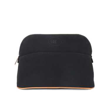 Hermes Hermes Bolide Pouch MM Cotton Canvas Leath… - image 1