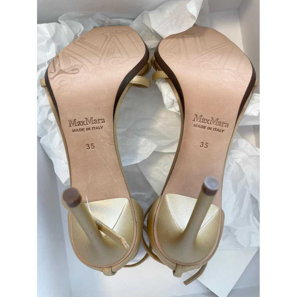 Max Mara Leather sandals - image 7