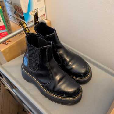 dr martens platform chelsea boots - image 1