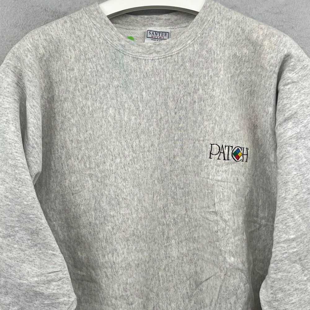 Vintage Vintage 80's Crewneck Sweatshirt Patch Bo… - image 3