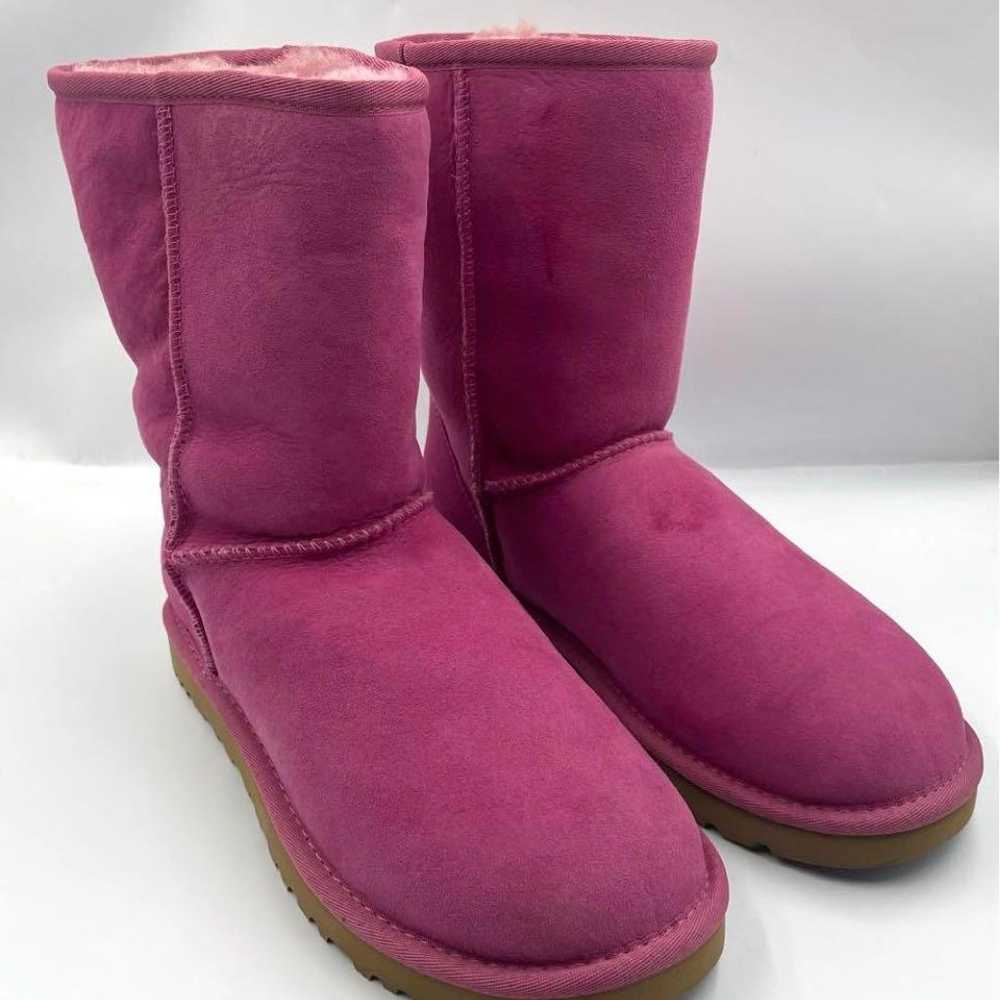 UGG Classic Short Sheepskin Boots Chestnut 24cm - image 2